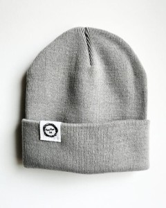 Beanie szara akrylowa Pom Pom Cap