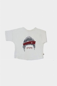 Koszulka bawełniana z krótkim rękawem ecru z opaską 36 Booso