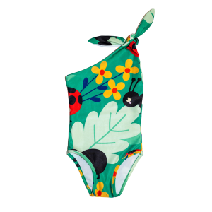 Strój kąpielowy UV50+ jednoczęściowy Anthill zielony Raspberry Republic