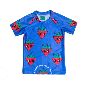 Koszulka kąpielowa Rasberry Love purpurowa UV 50+ Raspberry Republic