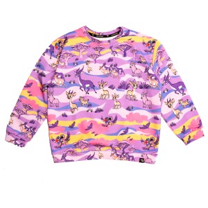 Bluza bawełniana sawanna różowa Mullido