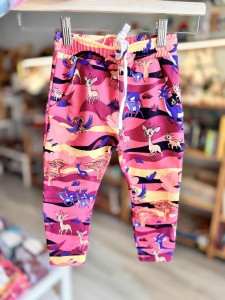 Spodnie bawełniane Sawanna purpurowe Mullido