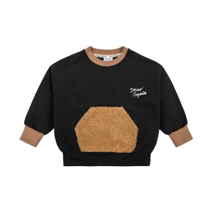 Bluza bawełniana Pterodaktyl czarna Dear Sophie