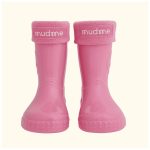 Ocieplacze do kaloszy różowe Bubble Gum Mudme 
