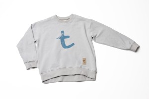 Bluza bawełniana oversize szara Tuss 