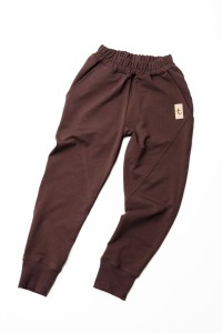 Spodnie bawełniane klasyczne czekoladowe Tuss