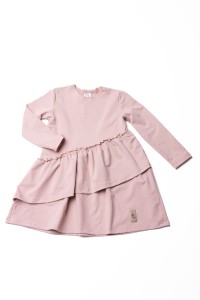 Sukienka bawełniana Cross różowa Tuss