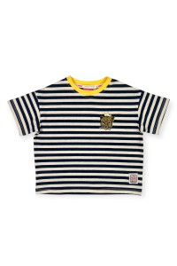 Koszulka bawełniana z krótkim rękawem Paski tygrys Hey Popinjay