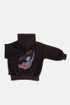 Bluza zapinana z kapturem Rodeo brązowa Minikid