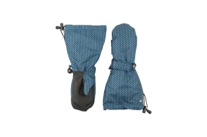 Rękawiczki wodoodporne jednopalczaste narciarskie Ranger zielone Ducksday