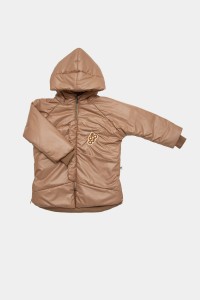 Kurtka zimowa z kapturem karmelowa 503 Booso