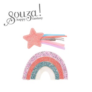 Spinka do włosów Kiara tęcza i kometa 2 szt. Souza
