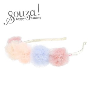 Opaska do włosów z tiulowymi pomponami Marlena Souza