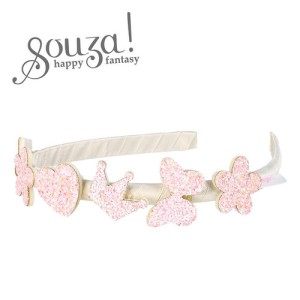 Opaska do włosów z brokatowymi elementami Carolina Souza