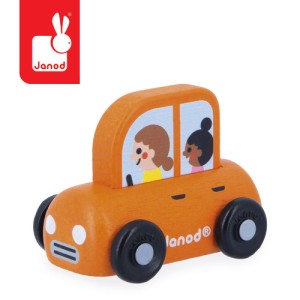 Drewniany samochód pojazd rodzinny Cross Roads Janod