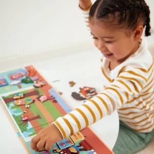 Magnetyczna układanka zwierzęta domowe Magneti stories Janod