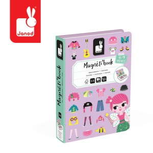 Magnetyczna układanka Kostiumy dziewczynka Magnetibook Janod