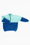 Bluza zapinana do połowy Ice Zip-up ocieplana niebieska Minikid