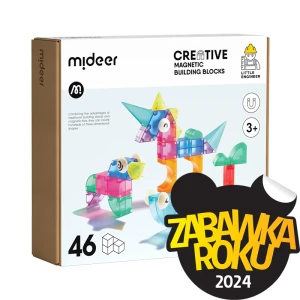 Klocki magnetyczne 3D 46 elementów Mideer