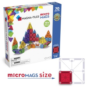 Klocki magnetyczne MicroMAGS 70 elementów Magna-Tiles