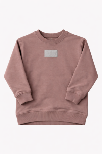 Bluza bawełniana oversize pudrowy róż Tuss