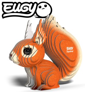 Eko układanka 3D Wiewiórka  Eugy