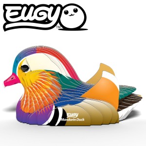 Eko układanka 3D Kaczka Mandarynka Eugy