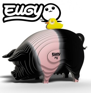 Eko układanka 3D Świnka Eugy