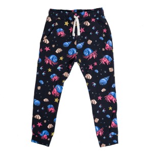 Spodnie bawełniane Krab czarne Mullido