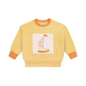 Bluza bawełniana Ahoy żółta Dear Sophie