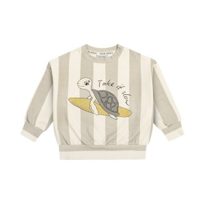 Bluza bawełniana Żółw szaro-żólta Dear Sophie