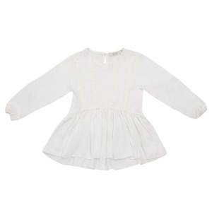 Bluzka z wiskozy, lejąca się Wendy ecru Rosie&Lou