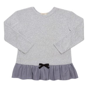 Tunika - bluzka bawełniana ocieplana z falbanką Emma Rosie&Lou