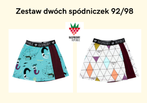 Zestaw dwóch spódnic letnich tenisowych 92/98 Raspberry Republic