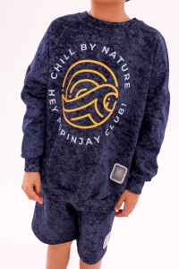 Bluza bawełniana Star Navy Mar granatowa Hey Popinjay