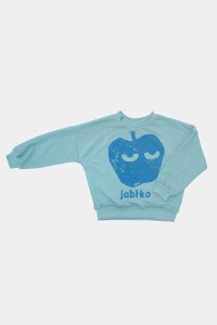 Bluza bawełniana Apple miętowa 130 Booso
