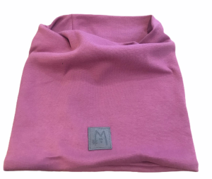 Komin bawełniany light prążek - porzeczka Misgatos