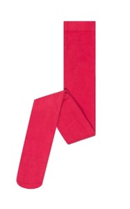 Rajstopy dziecięce bawełniane, grubsze czerwone Lamama