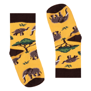 Skarpetki bawełniane Kenia Słonie Faves