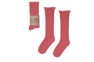 Podkolanówki Mono Baby koral