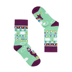 Skarpetki bawełniane Peru Lama Faves