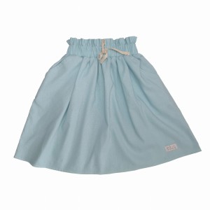 Spódnica lniano-wiskozowa Isabel jasnoniebieska Rosie&Lou