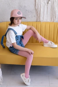 Rajstopy wiskozowe Agatka fioletowe Azalia Knittex