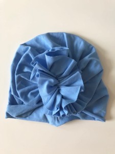 Turban bawełniany Niebieski Lilandia