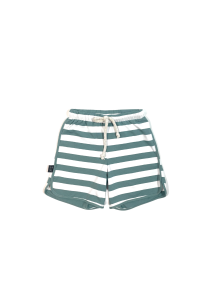 Krótkie spodenki bawełniane w paski morskie Piudime
