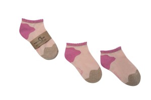 Skarpetki bawełniane stópki Podróżniczki - Wiosenne Parki różowe Mama's Feet 