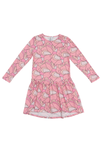 Sukienka bawełniana klasyczna Liner Florina Hey Popinjay