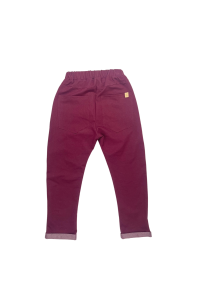 Spodnie jeansowe burgundowe Piudime