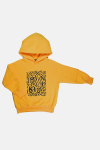 Bluza bawełniana z kapturem Vincent Skate musztardowa Minikid