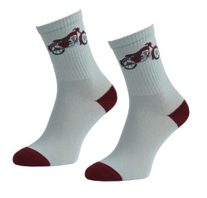 Skarpetki młodzieżowe bawełniane motocykl